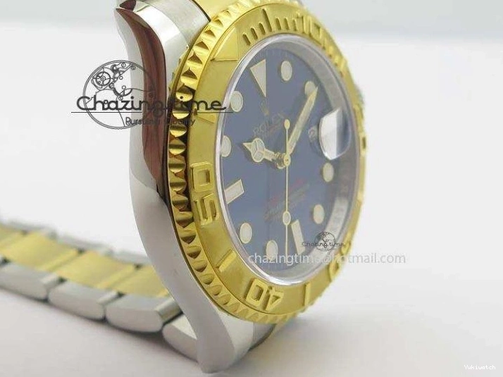 Yacht-Master Edition 116622 SS Bracelet YG Blue Best Dial JF A2836 On 0115